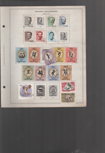 Hungary stamps 1800s to 1964 mh used cto album pages 915 stamps (MB28 - Picture 18 of 24