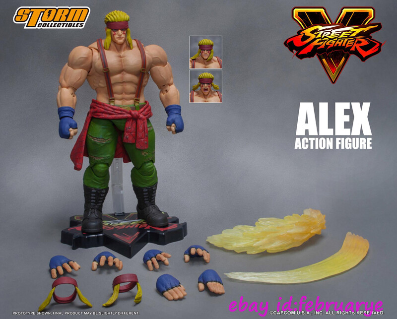Storm Toys 1/12 Alex-Street Fighter V Action Figure In Stock