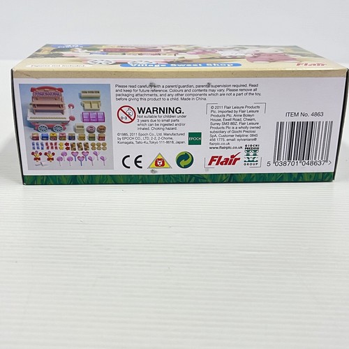 Sylvanian Families Village Sweet Shop 4863 Kids Girls Toy 2011 VTG BNIB Sealed - Picture 12 of 13