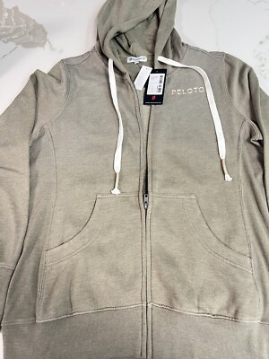 Peloton Ultimate Fleece Zip Up Hoodie /Sweatshirt /Jacked/ Gray Size M J155