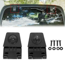 2X Liftgate Rear Hatch Gate Window Glass Hinge For Jeep Wrangler TJ YJ 87-06