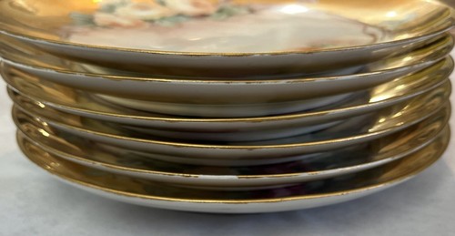 Haviland France Gold Trim Dish 6 Pc Set - Picture 6 of 10