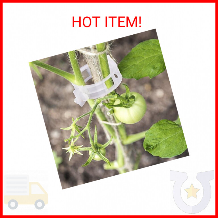 KINGLAKE Plant Support Garden Clips,Tomato Vine Clips,Tomato Trellis