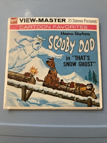 View Master Scooby Doo in “That’s Snow Ghost” Packet B553 Vintage 1972