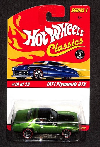 Hot Wheels Classics - Series 1 - 1971 Plymouth GTX #10/25 - 1:64 Diecast