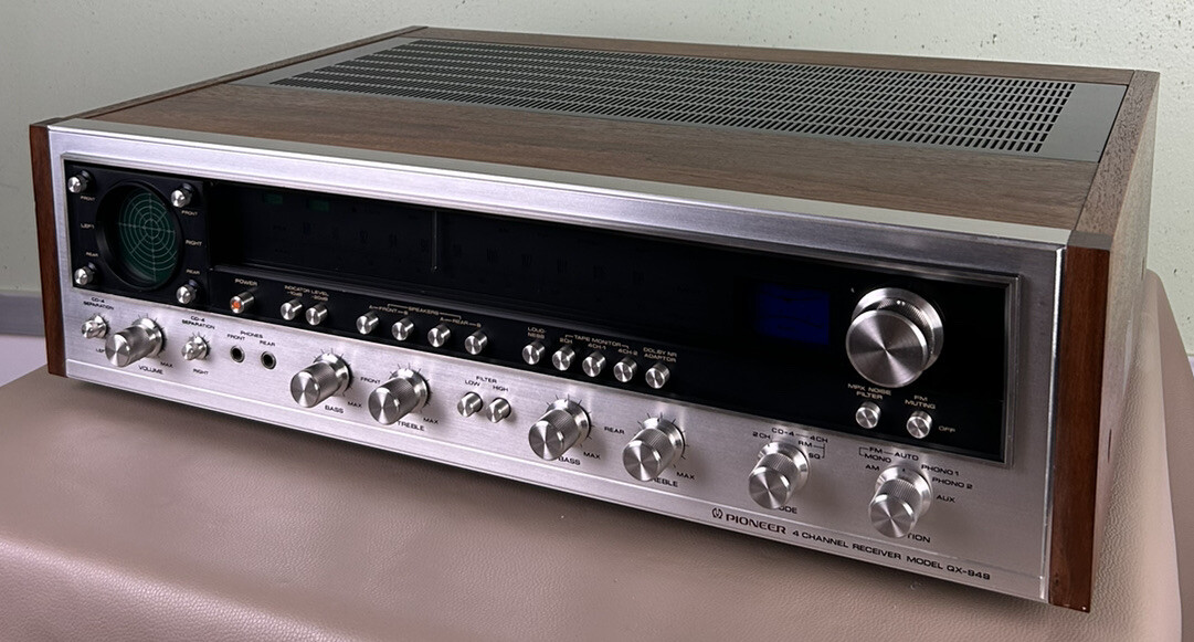 pioneerラジオ PIONEER QX949 QUAD/STEREO RECEIVER ORIGINAL BOX/ MANUAL AWESOME | eBay