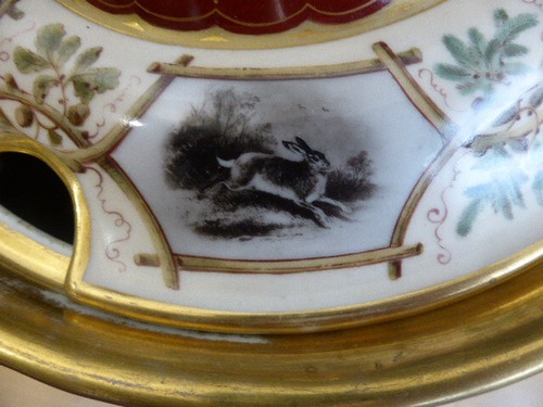 Porzellan Schüssel antik, Bowlen Schüssel, J B Obernetter München - Bild 3 von 17