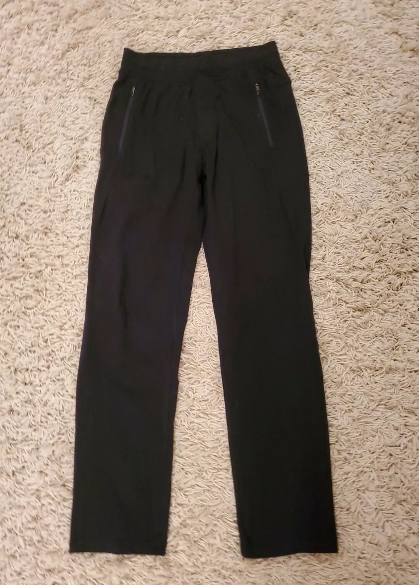 Lululemon City Sweat Mens Black Drawstring Joggers Sweatpants Size Medium