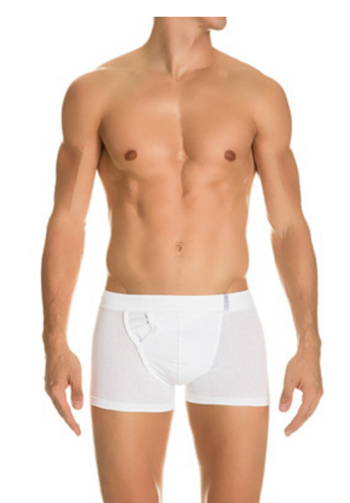 Lot De 2 Sous-vêtements Homme : Slip Kangourou + Marcel - Taille 2XL - Coton Rayé Bleu
