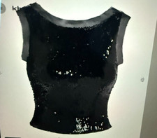KHY Sequin Tank Khy x Sia Arnika Black size L New! Sold Out!!!