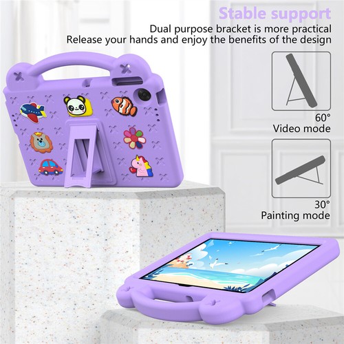 For Lenovo Tab 10.1" TB311XU/FU 2025 Kids Shockproof EVA Handle Case Stand Cover - Picture 53 of 68