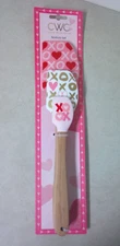 Set of 3 Silicone Spatulas Pink & Red Hearts XOXO Mother's Day Valentines Gifts