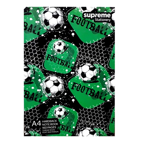 Cuaderno tapa dura A4 160 páginas diseño fino y margen fútbol portada cuaderno - Imagen 11 de 12