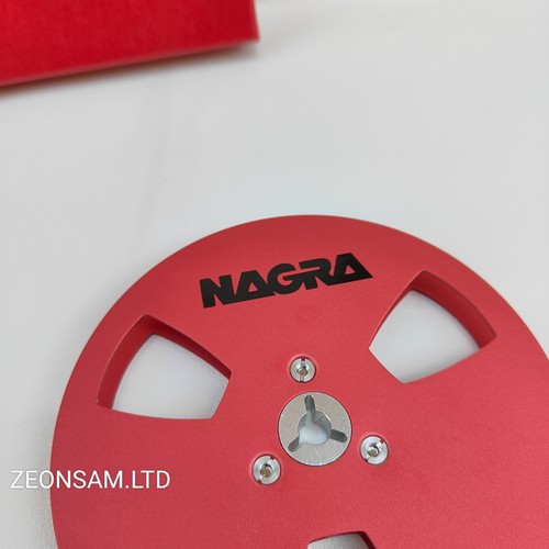 One Pair 5'' Nagra Tape Reel gold Aluminum Reel to Reel Empty Take up Reel - Picture 4 of 8