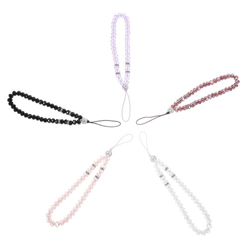 5 Pcs Mobile Phone Ornaments Miss Beaded Strap Charm Chain Decor - 第 1/12 張圖片