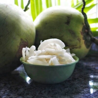 100% Natural Organic Dried Ceylon Sliced Coconut Chips / Flakes 250g