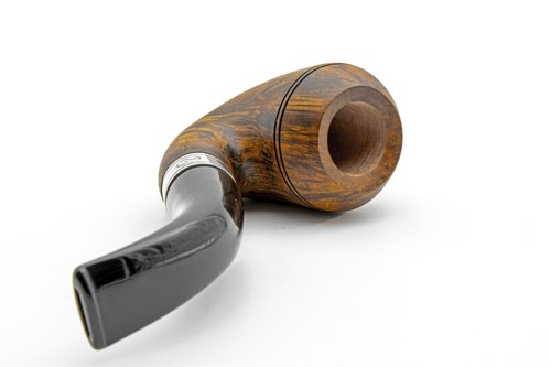 RATTRAY'S MONARCH CONTRAST 15 RHODESIAN 9MM BRIAR PIPE NEW pfeife / BLACK - Picture 5 of 6