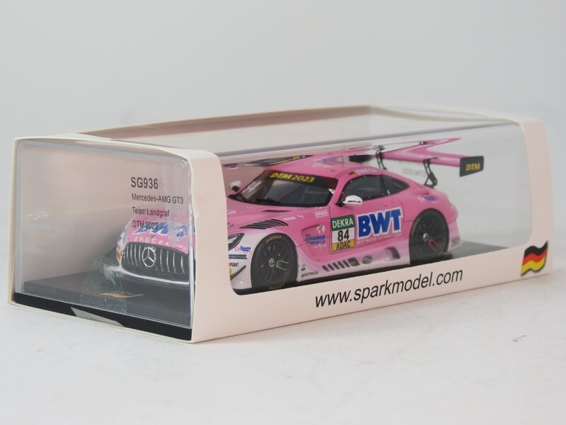 Spark Mercedes AMG GT3 N°84 – Jusuf Owega, DTM 2023, 1/43 Résine
