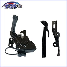 Hood Latch Lock & Hood Hinges Set For 2013-2017 Honda Accord Coupe Sedan 3PCS