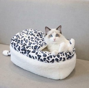 cat sleeps in dog crate