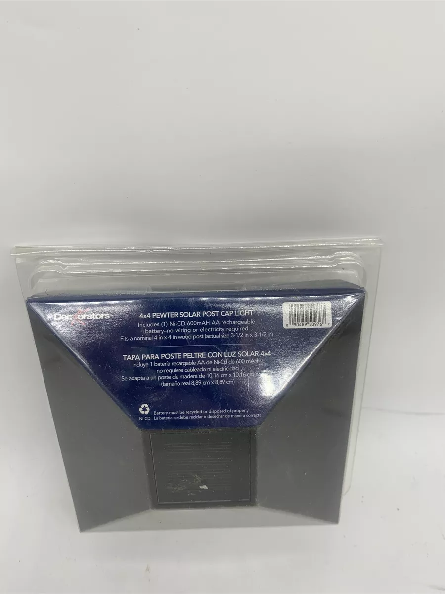Deckorators solar outlet post caps 4x4
