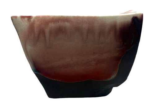 Tony Evans Raku Pottery Vase Brutalist Style Ceramic Artist Signed 19 - Picture 3 of 12