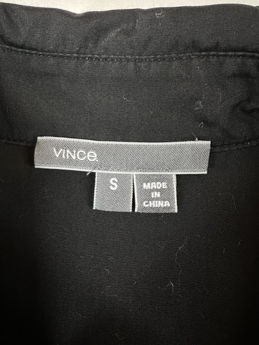 Vince Langarmhemd schwarz Button Down Größe Small - Bild 3 von 7