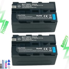 2x NP-F550 battery For NP-F330 NP-F530 NP-F570 NP-F730 NP-F750 NP-F960