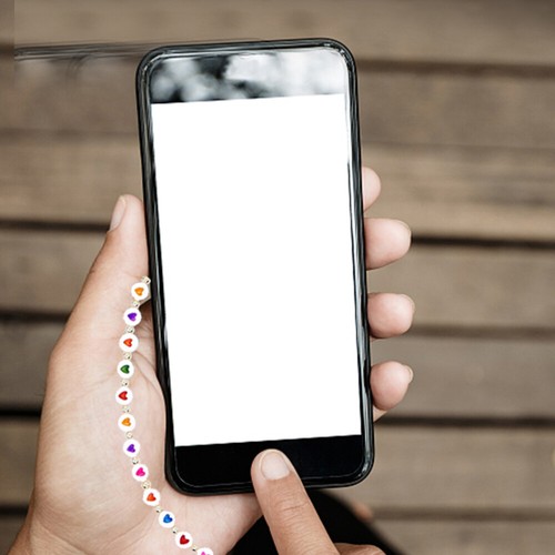 Liebe Teufelsarmband Handy Handschlaufe Mit Perlen-Handyanhänger - Zdjęcie 3 z 12