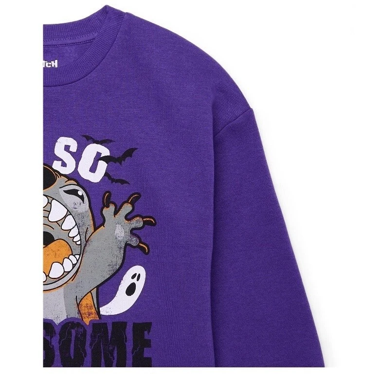 Disney Lilo and Stitch Niños Halloween Gráfico Sudadera Pequeña 6-7 Nueva con Etiquetas Foto 4 de 4