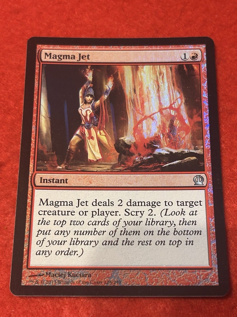 MTG Magma Jet Foil 128/249 | eBay