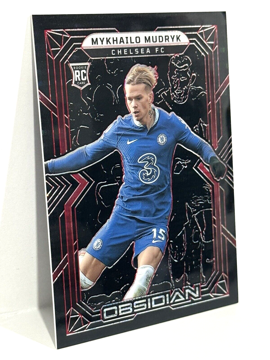 2022-23 Panini Obsidian Soccer Chelsea RC Mykhailo Mudryk Red