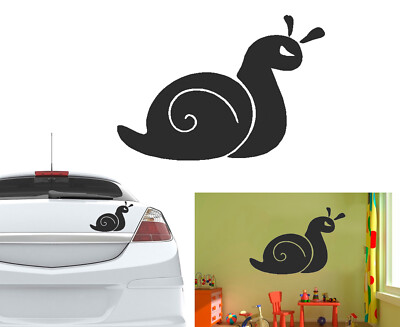 Vinyl Aufkleber Schnecke 2. SNAIL Sticker Vinyl Schnitt Rechts