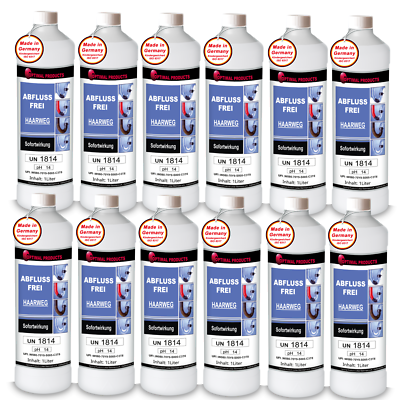 Ricostar Abflussreiniger Extra Stark [Vom Profi] 1000ml | Made In - Foto 12