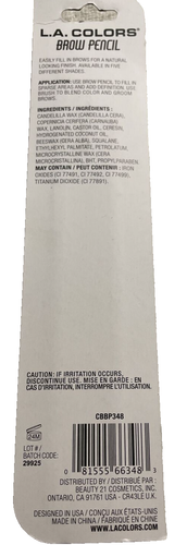 LA Colors Brow Pencil Dark Brown CBBP348 New & Sealed-SHIPS N 24 HOURS - Picture 4 of 4