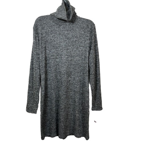 Nuevo con etiquetas Vestido ceñido al cuerpo So para mujer 1X manga larga cuello alto gris carbón NUEVO invierno - Imagen 4 de 9