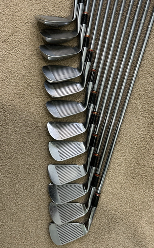 ⛳VTG Ben Hogan Edge Pro Iron Set 1-9 + E,51 Grind,& 60L w Apex SS S-Flex Shafts - Picture 6 of 9