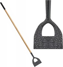 Heavy Duty Dutch Hoe 120cm Long Handle Stirrup Garden Hoe Weeding Tool Steel