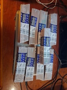10 Pack Of 12 ..Lined Composite Nelson Wood Shims