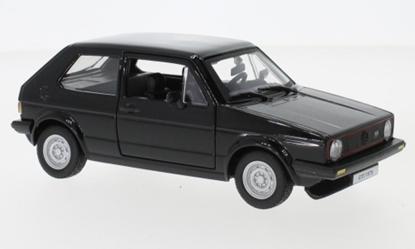 Bburago BBU18-21089BLACK - 1/24 - Vw Golf Mki Gti, Schwarz, 1979 - Neu-image