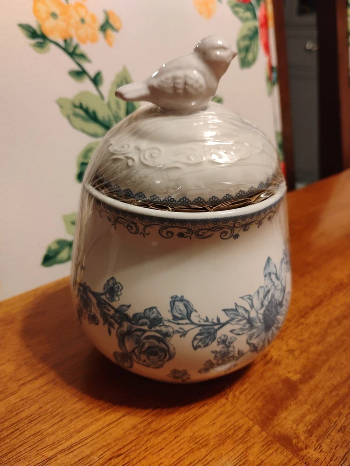 Mujer Pioneer ~ AGATHA ~ Gres ~ Azúcarero con Tapa ~ Azúcarera ~ AZUL Foto 2 de 4