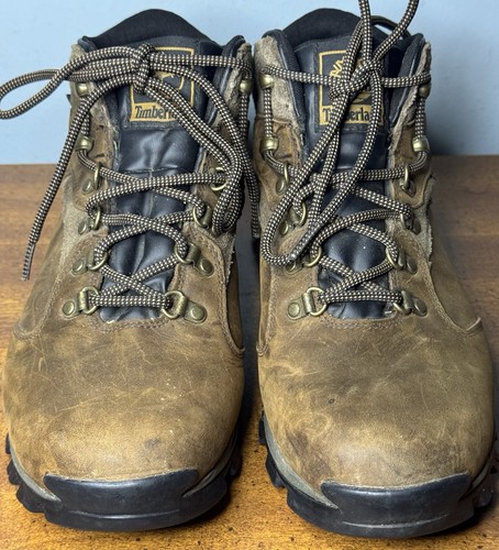 Timberland Hiking Boots Rock Rimmon Timber Dry Waterproof Brown Sz 10.5W - Picture 11 of 14