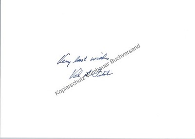 Original Autogramm Val L. Fitch (1923-2015) Nobelpreis Physik 1980  /// A 320726