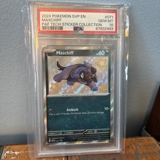 Pokemon Paldean Fates Tech Sticker Maschiff 071 Sv Shiny Psa 10 Pokemon Paldean Fates Tech Sticker Maschiff 071 Sv Shiny Psa 10