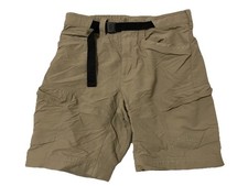 The North Face Men’s Size S Cargo Hiking Shorts with Black Belt Beige