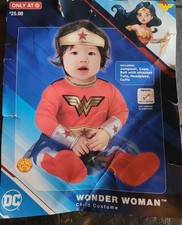Wonder Woman Halloween Infant Costume Size 0-6 Months Official DC Licensed
