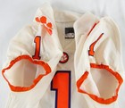 2017-22 Clemson Tigers #1 Game Issued Pos Used White Jersey Football NP R 38 892 — photo 7