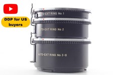 Near MINT Mamiya Extension Ring No1 No2 No3 Set for 645 n From JAPAN