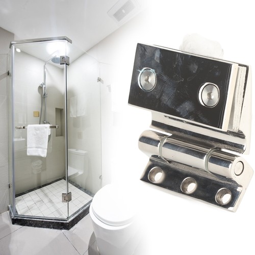 Curved Single Hinge Stainless Steel Bathroom Hinge Curved - Bild 21 von 23