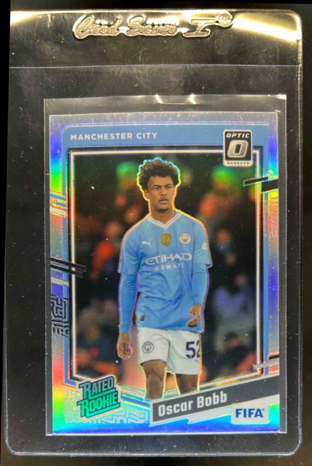 2023 Donruss Oscar Bobb Optic Holo Rated Rookie #178 Man City